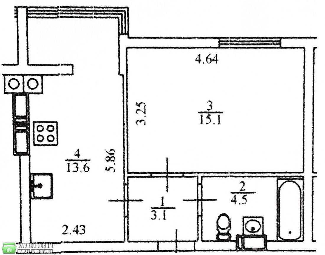 Sell 1-room apartment. Киев, Волошкова — photo 2