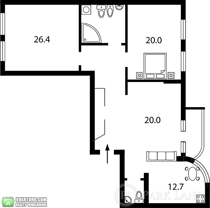 Sell 3-room apartment. Киев,  Татарская — photo 3