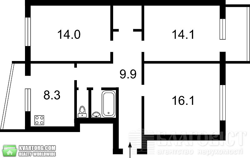 Sell 3-room apartment. Киев, Демиевская — photo 10