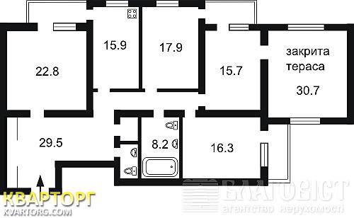 Sell 5-room apartment. Киев,  40-летия Октября просп — photo 2
