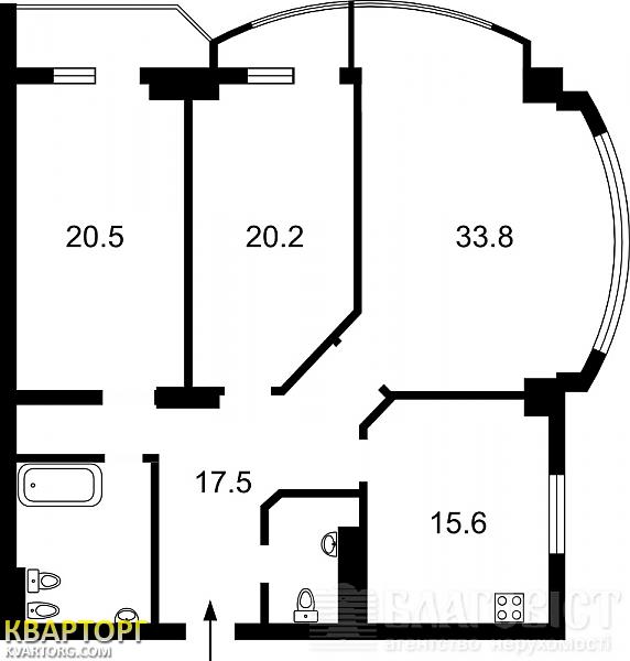 Sell 3-room apartment. Киев,  Тургеневская — photo 2