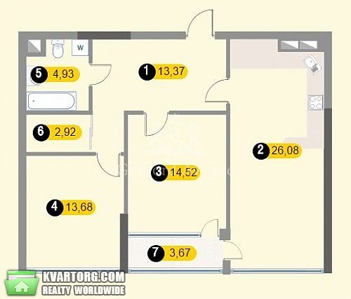 Sell 2-room apartment. Киев, Златоустовская — photo 6