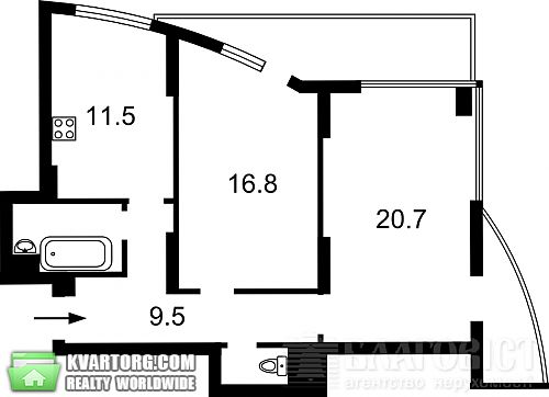 Sell 2-room apartment. Киев, Шумского — photo 3