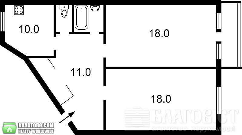 Sell 2-room apartment. Киев,  Щекавицкая — photo 3