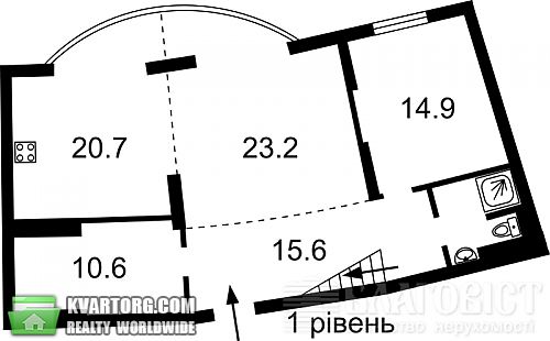 Sell multi-room apartment. Киев, Днепровская наб — photo 9