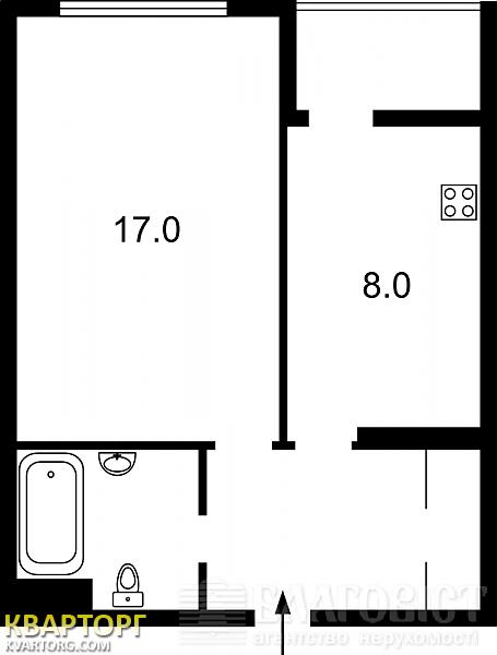 Sell 1-room apartment. Киев, Петрицкого — photo 3