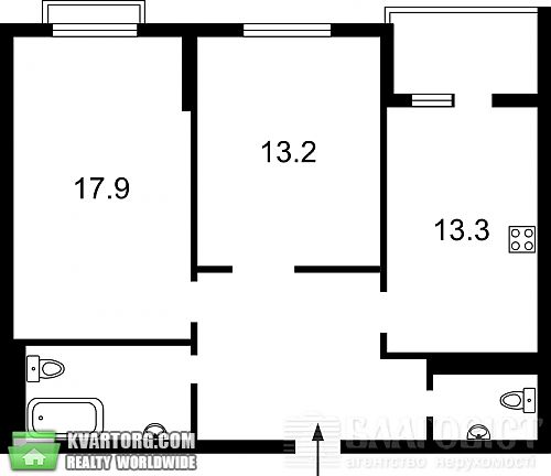 Sell 2-room apartment. Киев, Андрющенко — photo 4