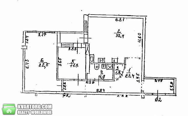 Rent out 3-room apartment. Киев,  Павловская — photo 4