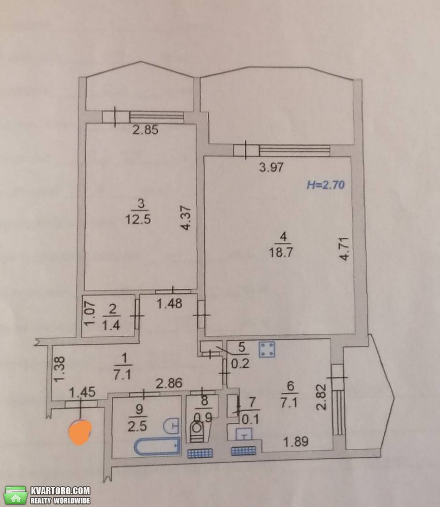 Sell 2-room apartment. Одесса, Парусная — photo 3