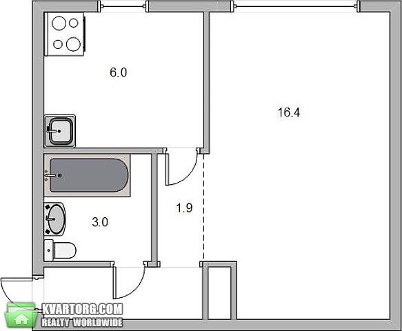 Sell 1-room apartment. Киев, Соборности пр — photo 10
