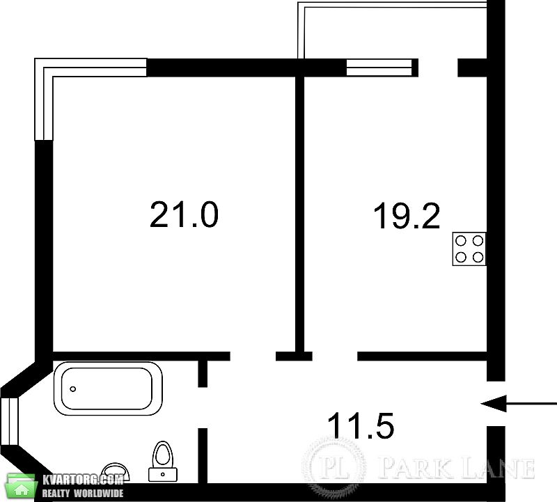 Sell 1-room apartment. Киев,  Чавдар — photo 10