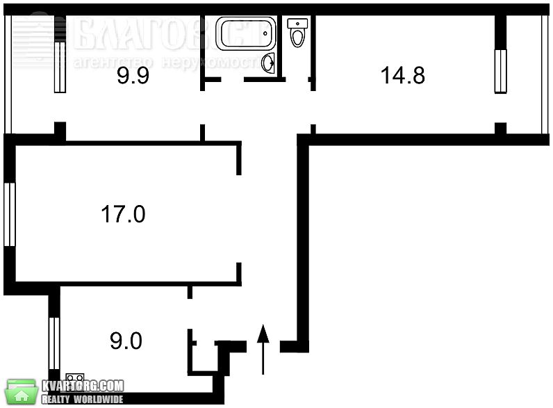 Sell 3-room apartment. Киев,  Героев Сталинграда пр — photo 2
