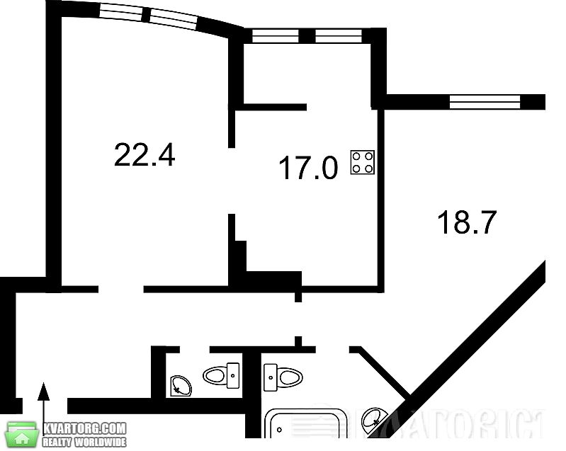 Sell 2-room apartment. Киев, Голосеевская — photo 7