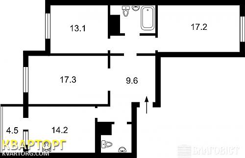 Sell 3-room apartment. Киев, Трутенко — photo 2