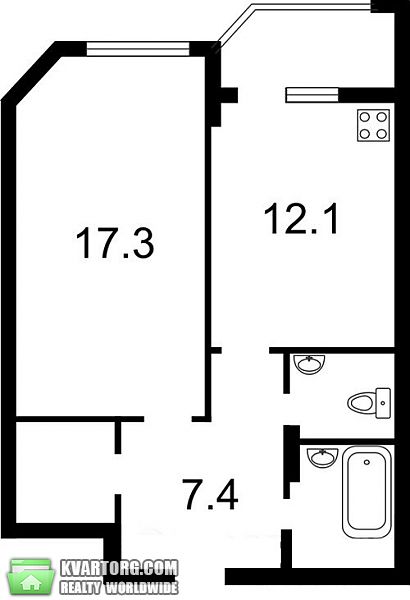 Sell 1-room apartment. Киев, Шепелева — photo 10