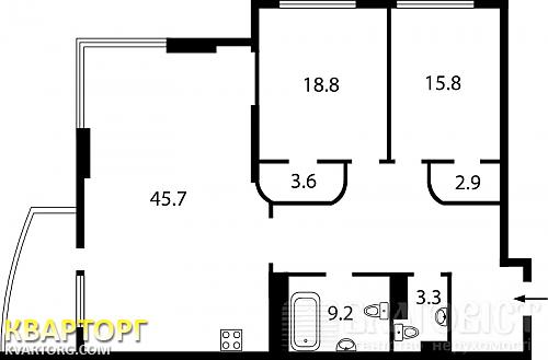 Sell 3-room apartment. Киев,  40-летия Октября просп — photo 3