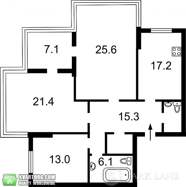 Sell 3-room apartment. Киев, Днепровская наб — photo 4