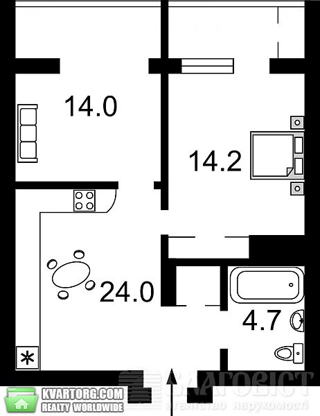 Sell 2-room apartment. Киев, Драгомирова — photo 6