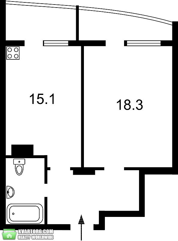 Sell 1-room apartment. Киев,  Панельная — photo 7