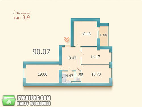 продам 3-комнатную квартиру. Киев,  Гарматная - фото 7