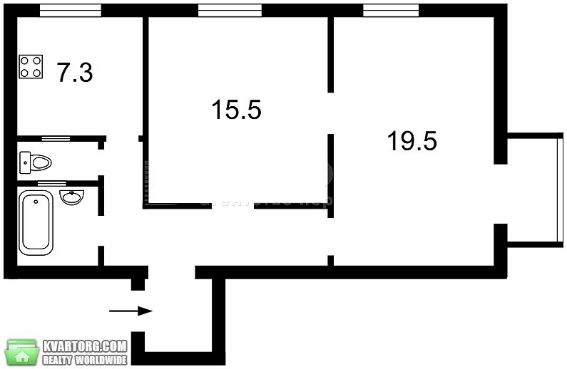 Sell 2-room apartment. Киев,  Коперника — photo 4
