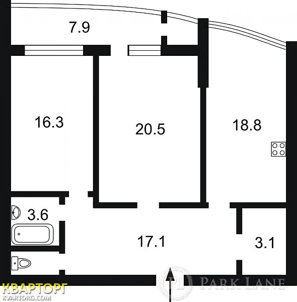 Sell 2-room apartment. Киев,  Ковальский пер — photo 3