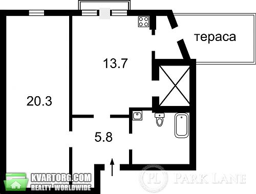 Sell 1-room apartment. Киев, Толстого — photo 3