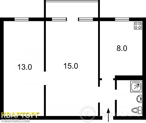 Sell 2-room apartment. Киев,  Верховного Совета бул — photo 2