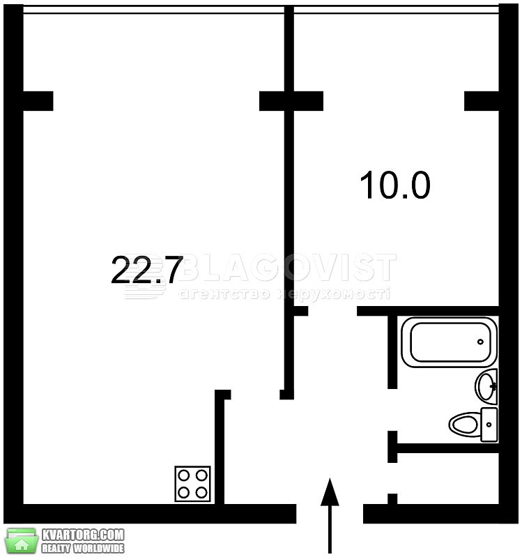 Sell 2-room apartment. Киев,  Москворецкая — photo 7