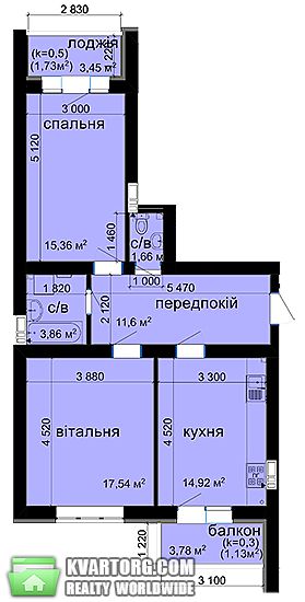 Sell 2-room apartment. Киев,  Метрологическая — photo 2