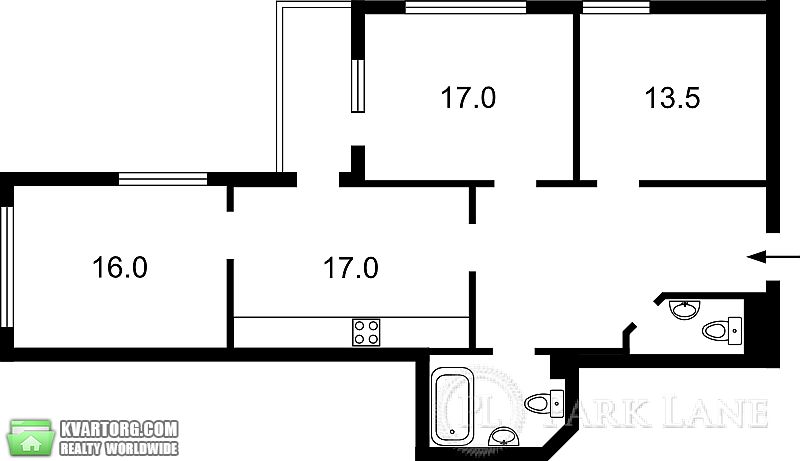 Sell 3-room apartment. Киев, Перова — photo 1