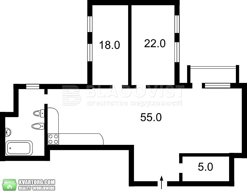 Sell 3-room apartment. Киев,  Заньковецкой — photo 1