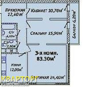 продам 3-комнатную квартиру. Одесса,  Площадь 10 Апреля - фото 3