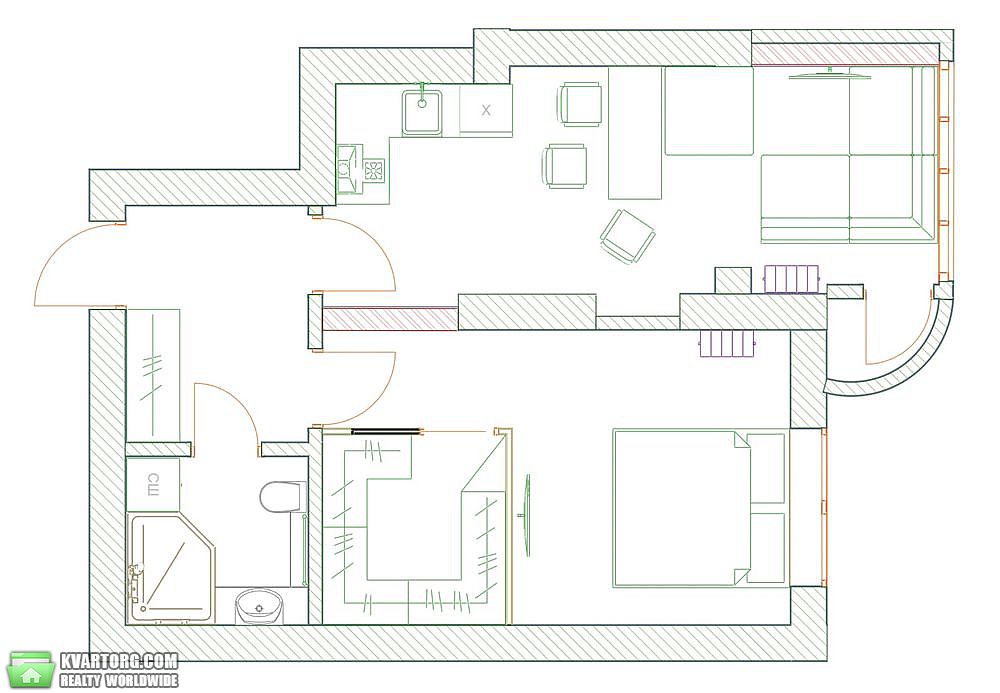 Sell 1-room apartment. Киев,  Кондратюка — photo 4