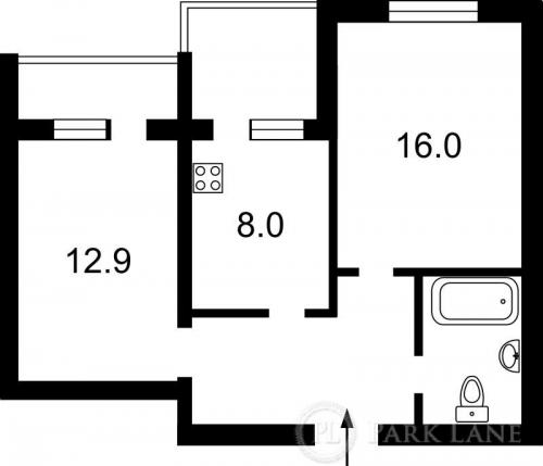 Sell 2-room apartment. Киев, Бориславская — photo 2