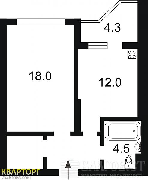 Sell 1-room apartment. Киев,  Бажана — photo 2