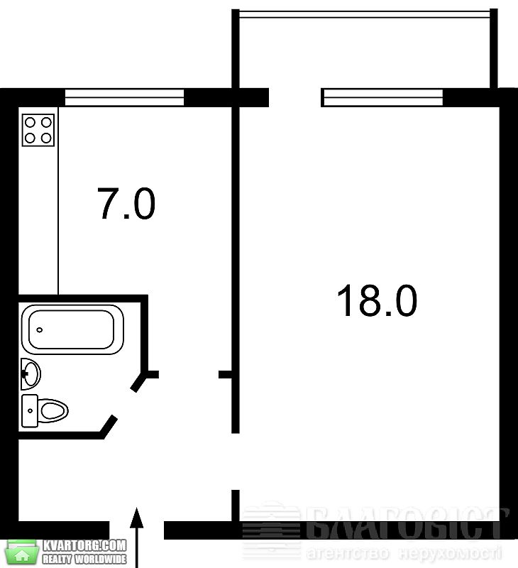 Sell 1-room apartment. Киев,  Леси Украинки бул — photo 7