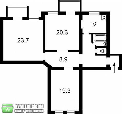 Sell 3-room apartment. Киев, Сретенская — photo 2