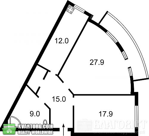 Sell 2-room apartment. Киев, Большая Васильковская — photo 1