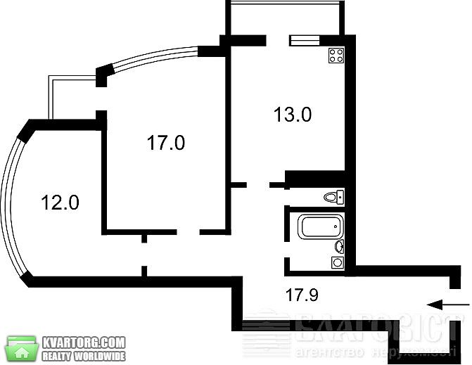 Sell 2-room apartment. Киев,  Ахматовой — photo 3
