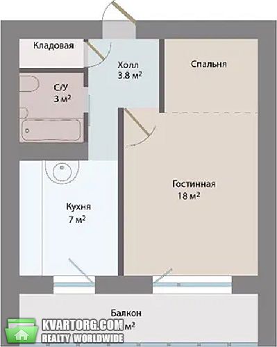 Sell 1-room apartment. Киев,  Зодчих — photo 8