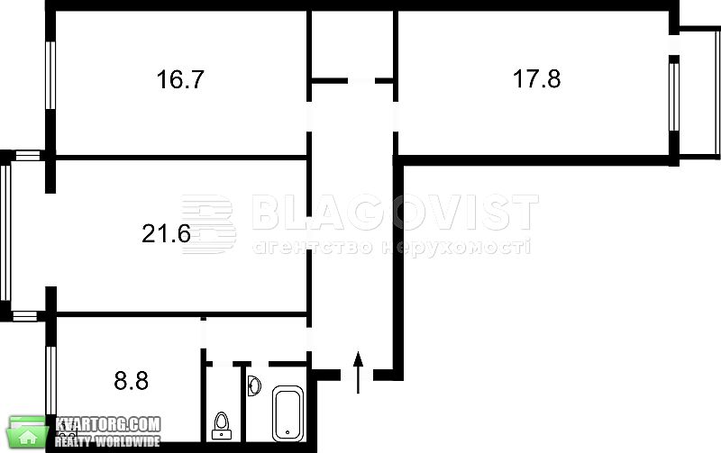 Sell 3-room apartment. Киев,  Лейпцигская — photo 2