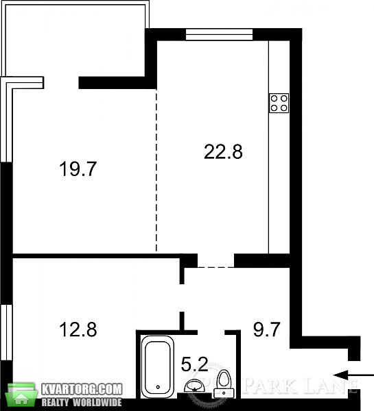 Sell 2-room apartment. Киев, Петрицкого — photo 4