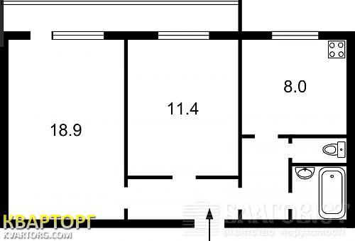 Sell 2-room apartment. Киев,  Григоренко пр — photo 2