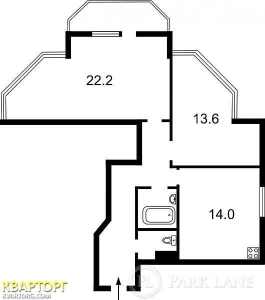 Sell 2-room apartment. Киев,  Ломоносова — photo 3