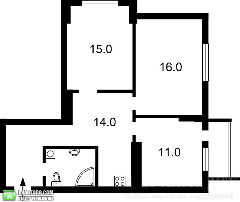 Sell 2-room apartment. Киев,  Моторный пер — photo 5