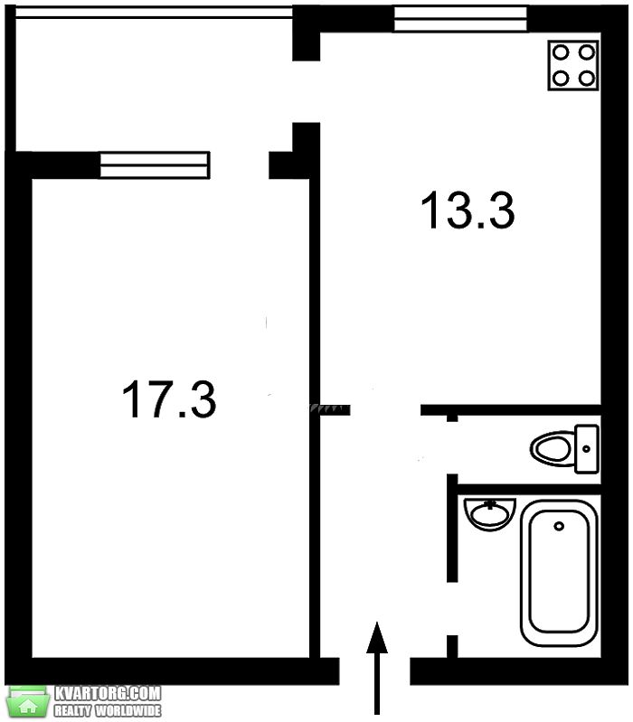 Sell 1-room apartment. Киев,  Васильченко — photo 3