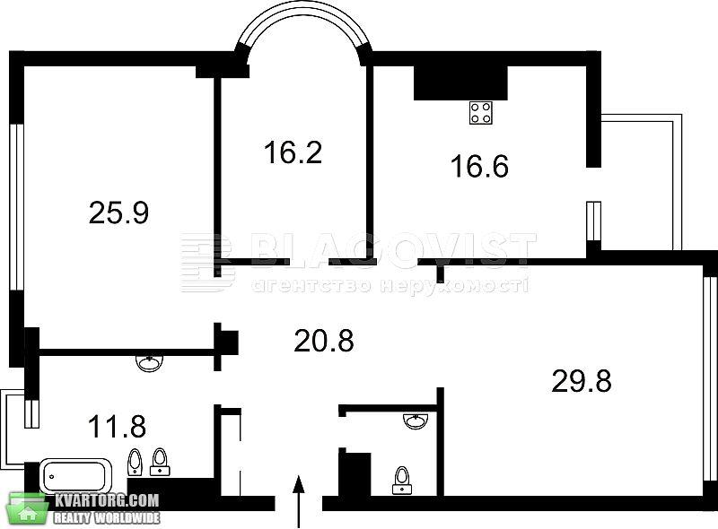 Sell 3-room apartment. Киев,  Лютеранская — photo 4