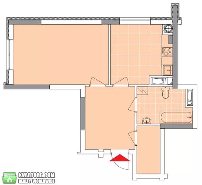 Sell 1-room apartment. Киев,  Каблукова — photo 3