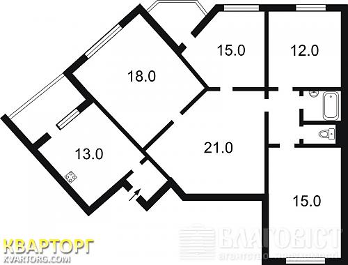 Sell 4-room apartment. Киев,  Драгоманова — photo 2